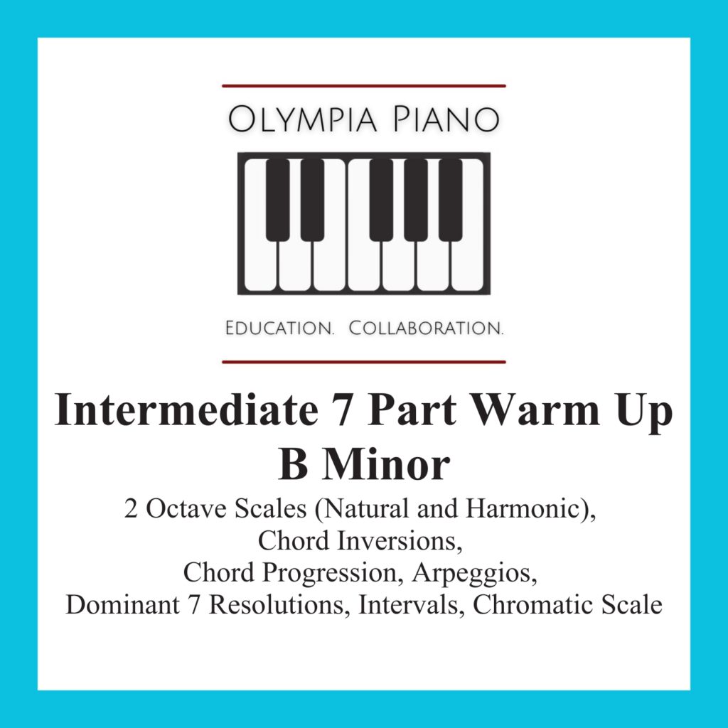 06. Intermediate 7 Part Warm Up in B minor