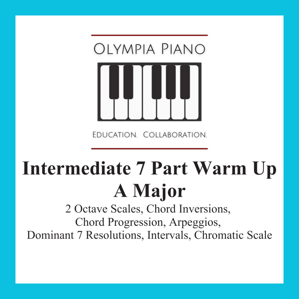 07. Intermediate 7 Part Warm Up in A major