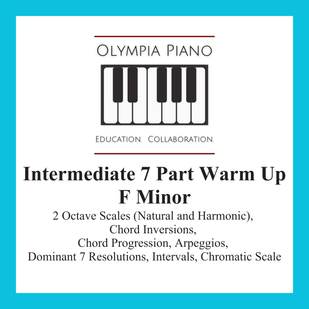18. Intermediate 7 Part Warm Up in F Minor