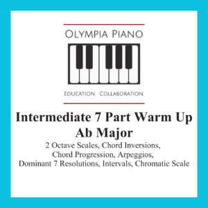 17. Intermediate 7 Part Warm Up in A Flat Major
